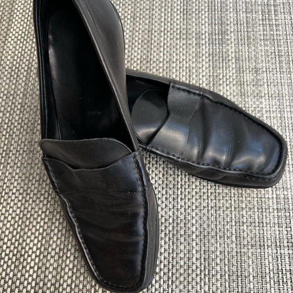 Men’s “PRADA” Black Leather Loafers - Picture 4 of 9